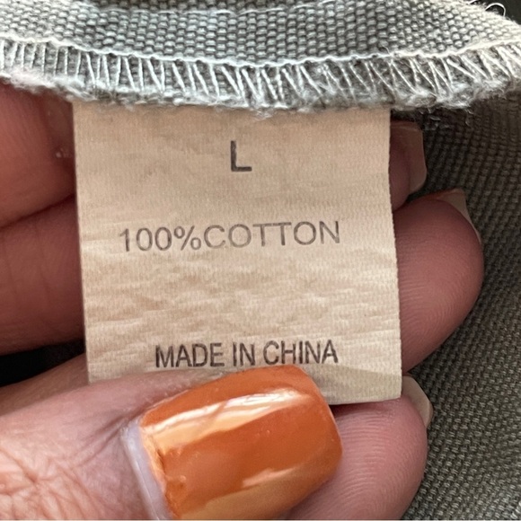 MOD MODELE | Green Sleeveless Studded Utility Jacket Sz L - Picture 8 of 8